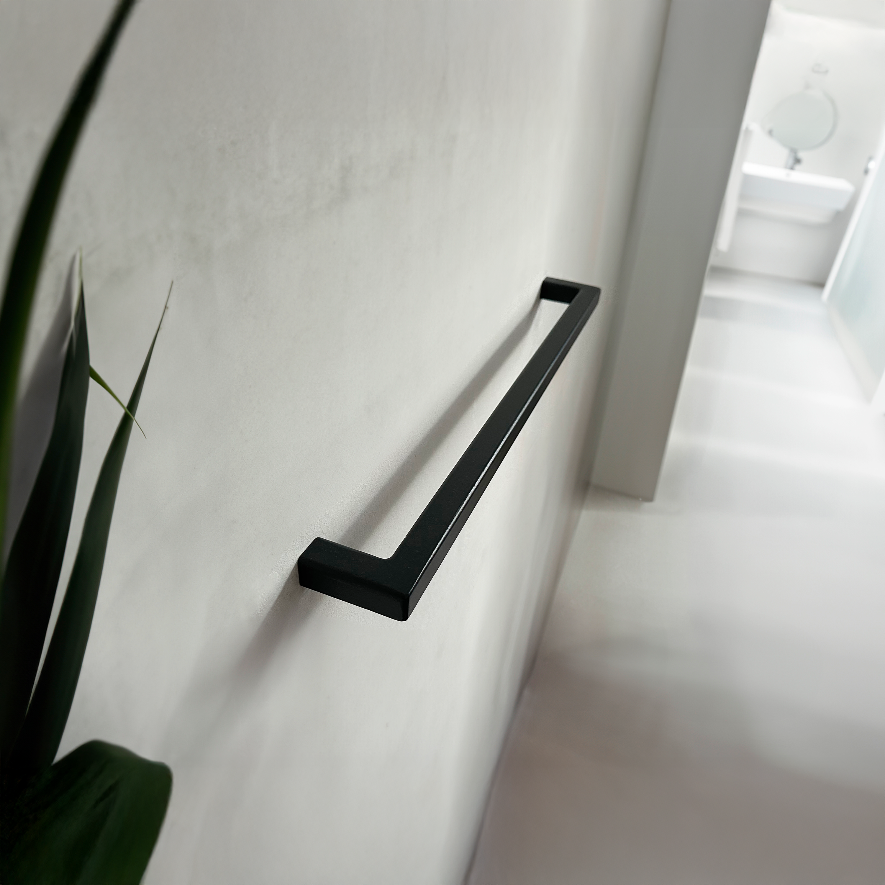 Design towel holder made of metal