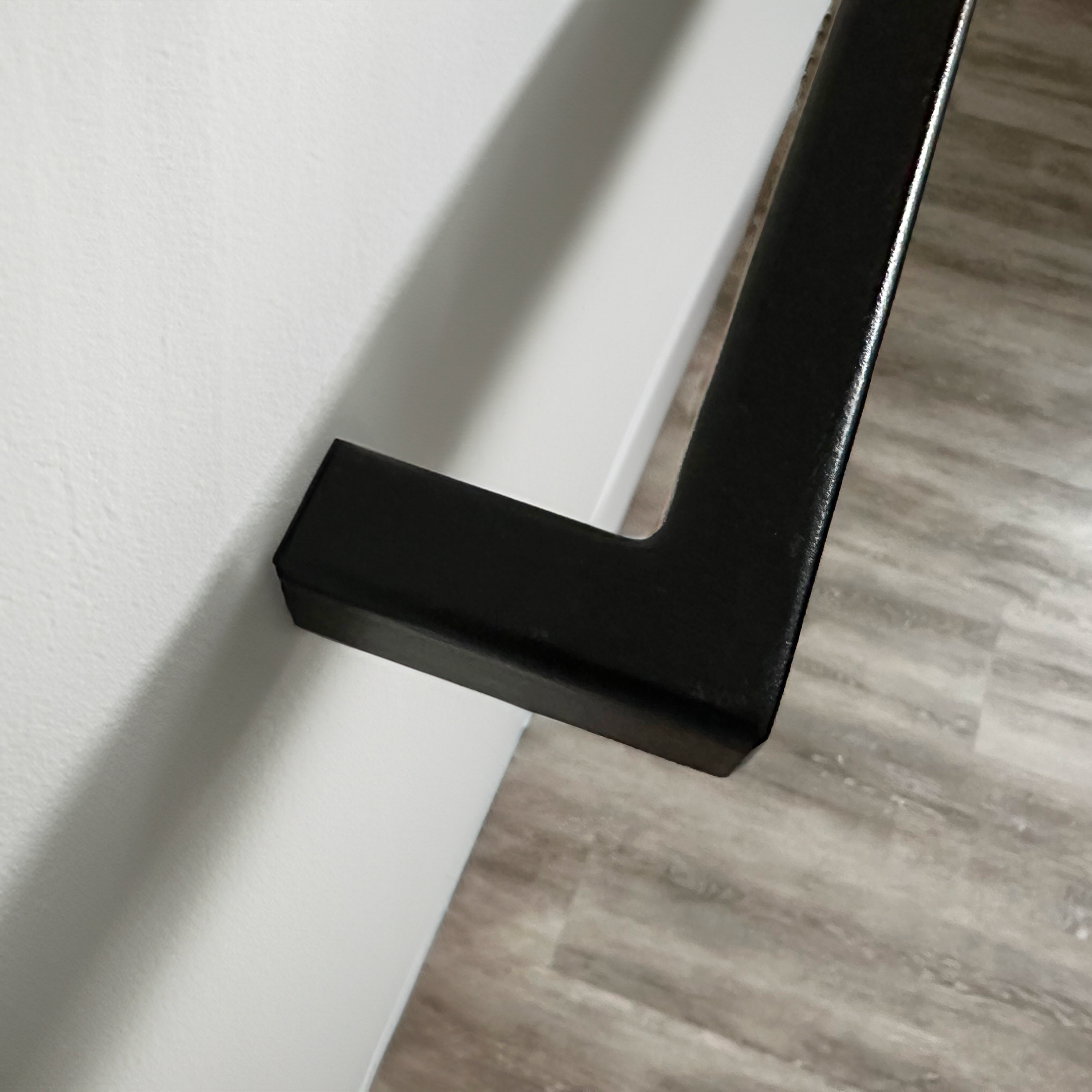 Design towel holder made of metal