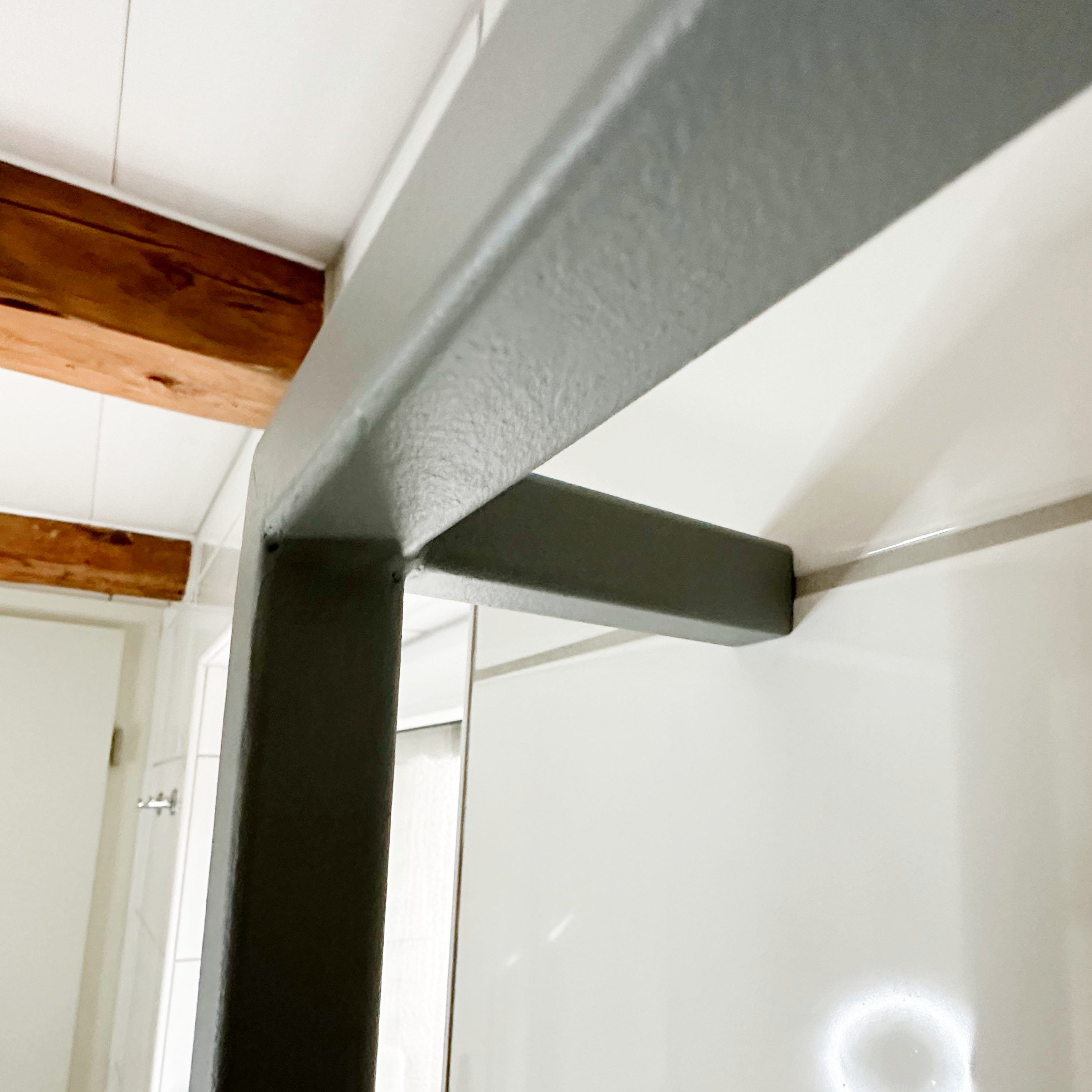 Design towel holder made of metal