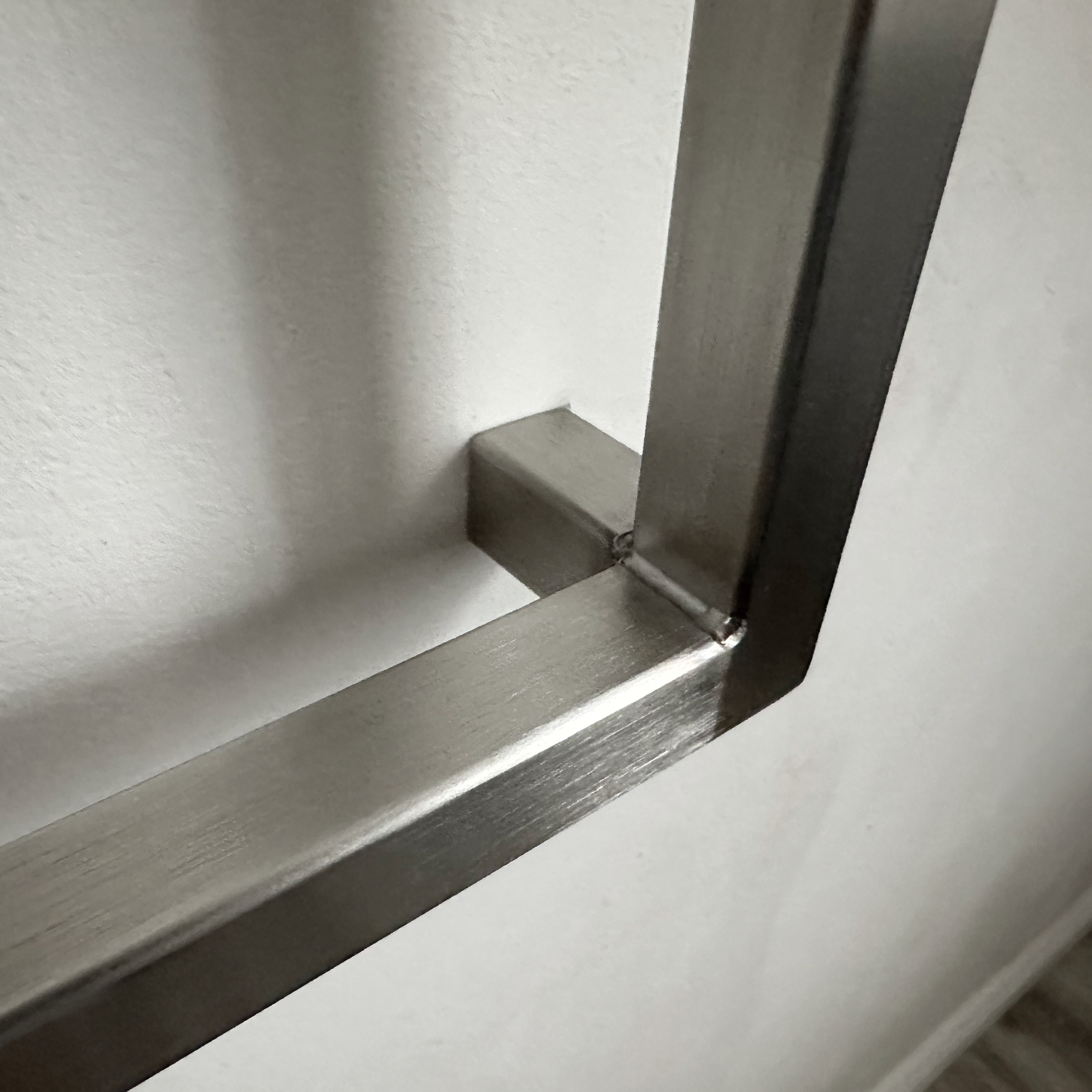 Design towel holder made of metal