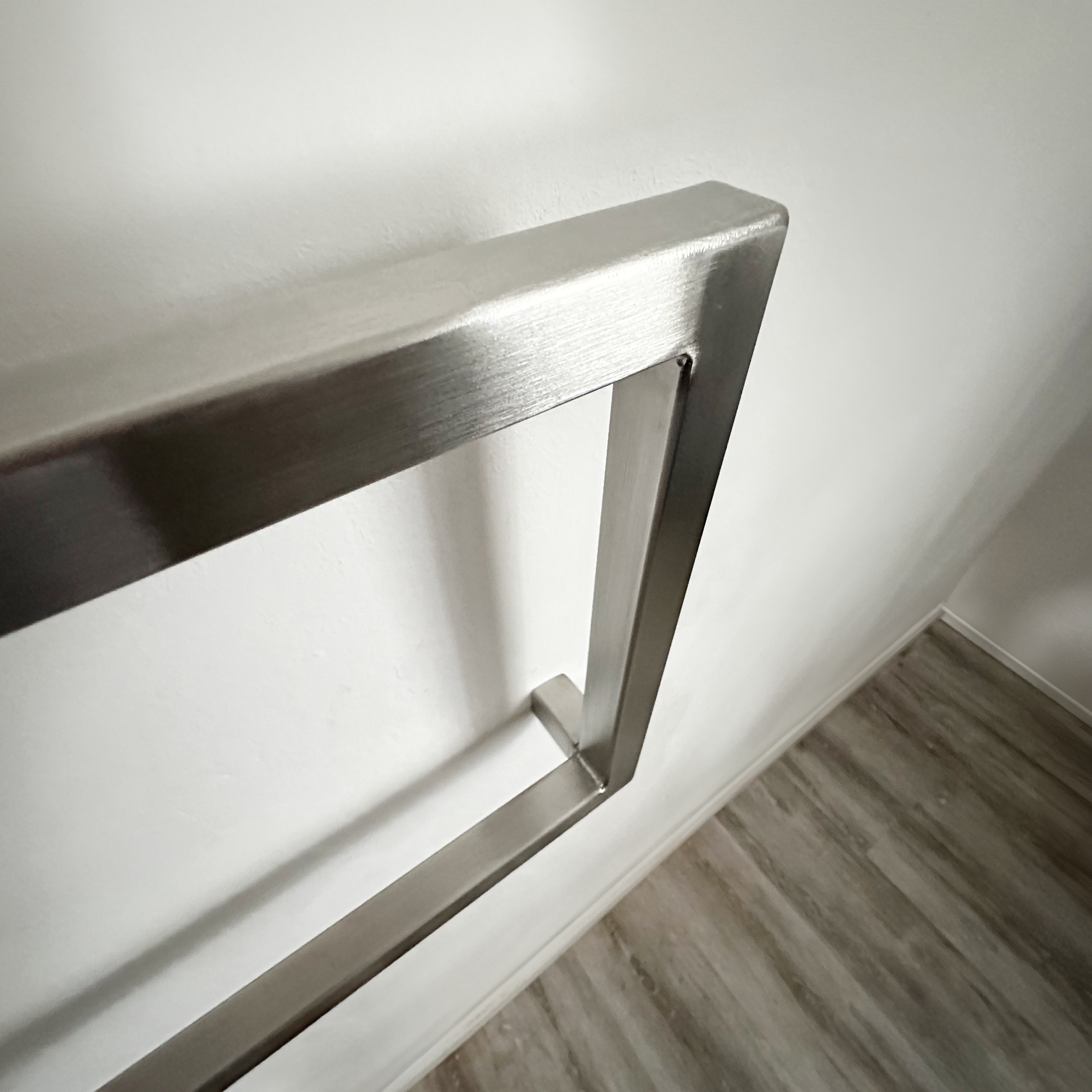 Design towel holder made of metal