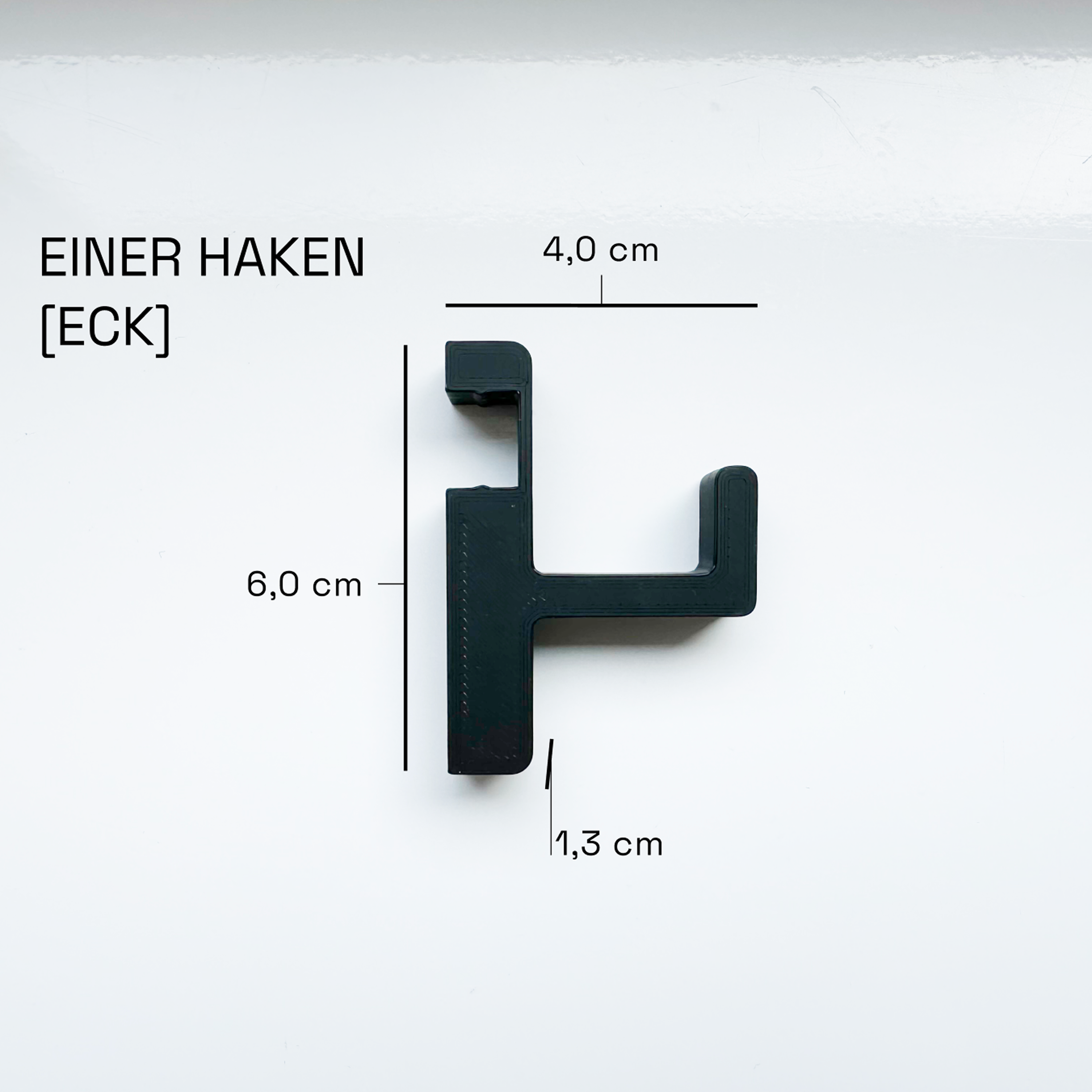 Maße für dein Einer Haken