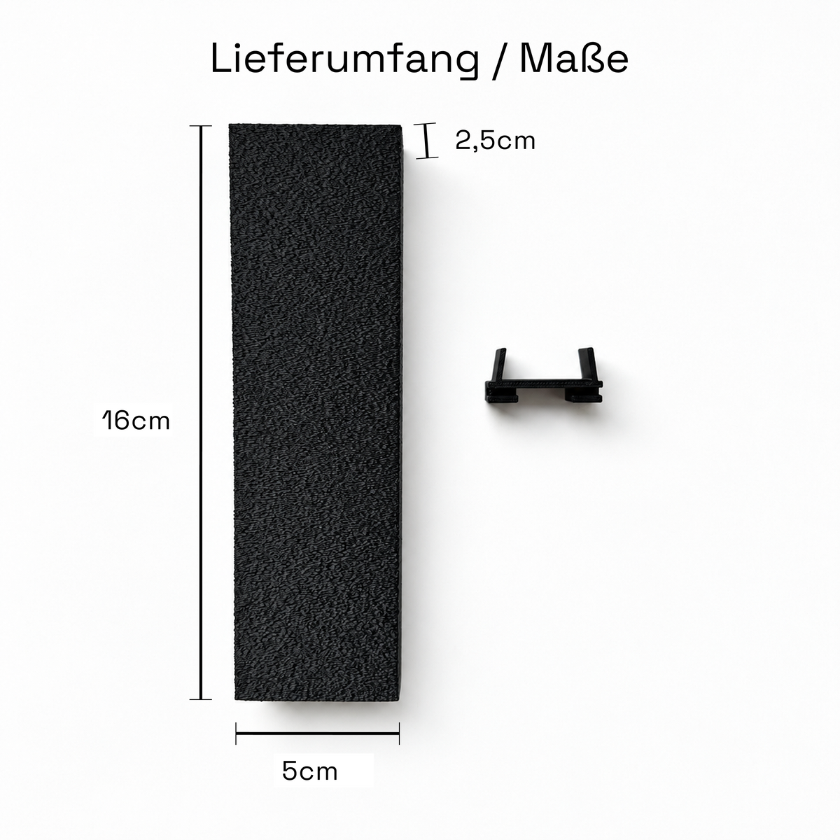 Click System Cap hooks for acoustic panels [CAP] - No drilling required