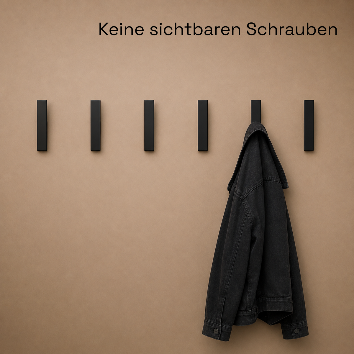 Garderobenhaken | Schwarz | [KODIS]